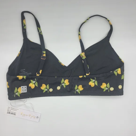 NWT Jolyn Keramas Bikini Top, Lemon Drop, Size Medium - Picture 4 of 6